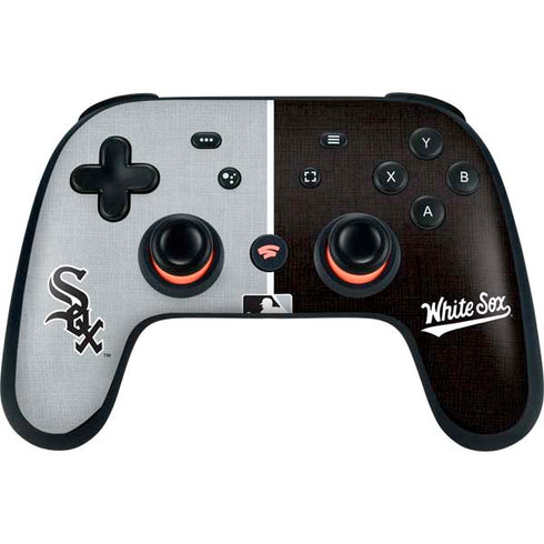 MLB Chicago White Sox Split Google Stadia Controller Skin