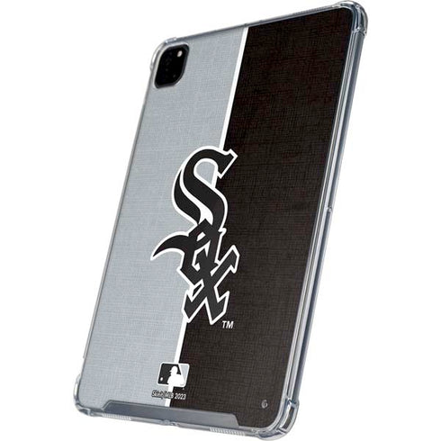 MLB Chicago White Sox Split iPad Pro 12.9in (2020) Clear Case