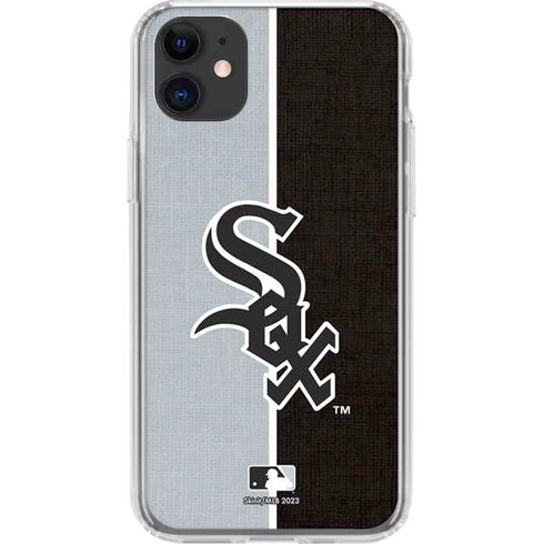 MLB Chicago White Sox Split iPhone 11 Clear Case
