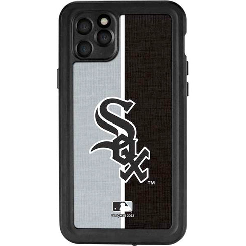 MLB Chicago White Sox Split iPhone 11 Pro Max Waterproof Case