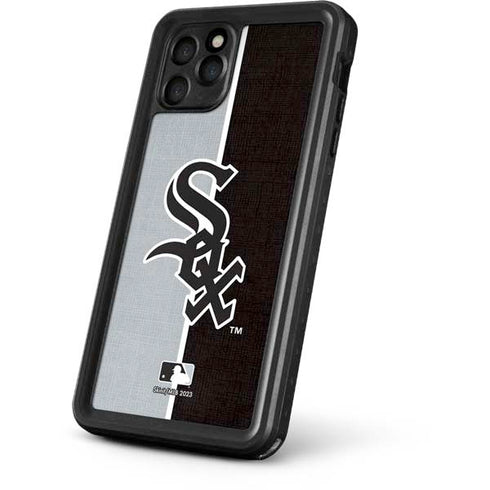 MLB Chicago White Sox Split iPhone 11 Pro Waterproof Case