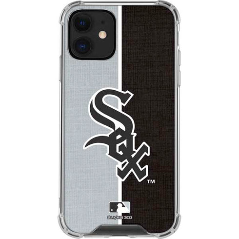 MLB Chicago White Sox Split iPhone 12 Mini Clear Case