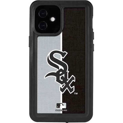 MLB Chicago White Sox Split iPhone 12 Mini Waterproof Case