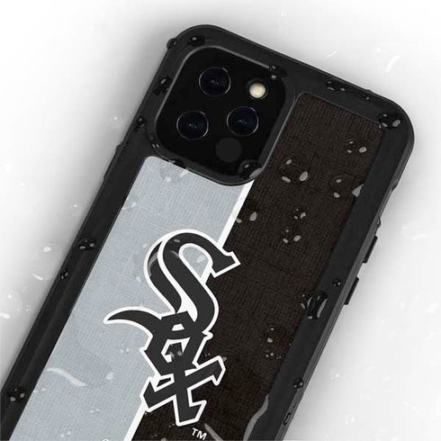 MLB Chicago White Sox Split iPhone 12 Pro Waterproof Case