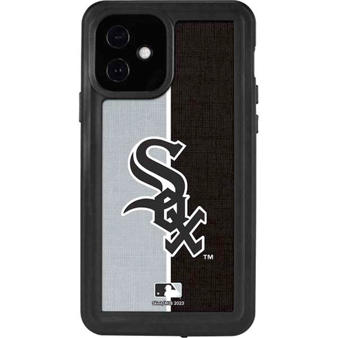 MLB Chicago White Sox Split iPhone 12 Waterproof Case