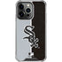 MLB Chicago White Sox Split iPhone 15 Pro Clear Case