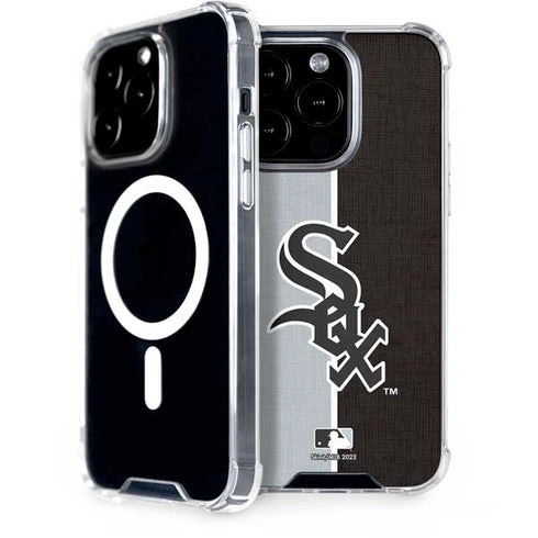 MLB Chicago White Sox Split iPhone 14 Pro MagSafe Case