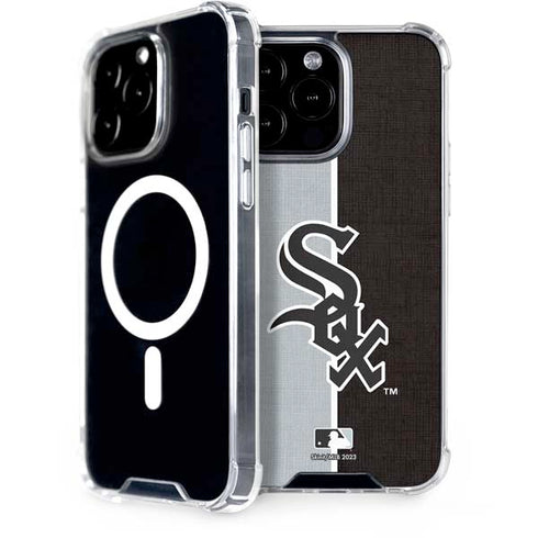 MLB Chicago White Sox Split iPhone 15 Pro Max MagSafe Case