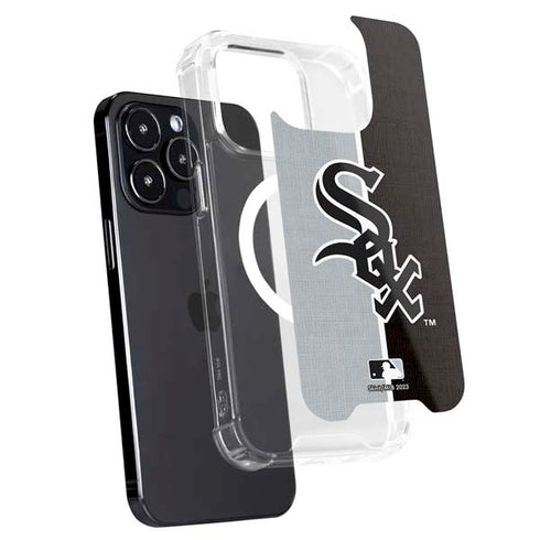 MLB Chicago White Sox Split iPhone 15 Pro Max MagSafe Case