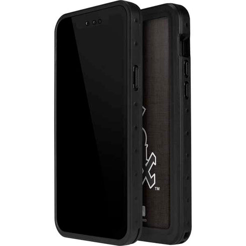 MLB Chicago White Sox Split iPhone 14 Pro Waterproof Case