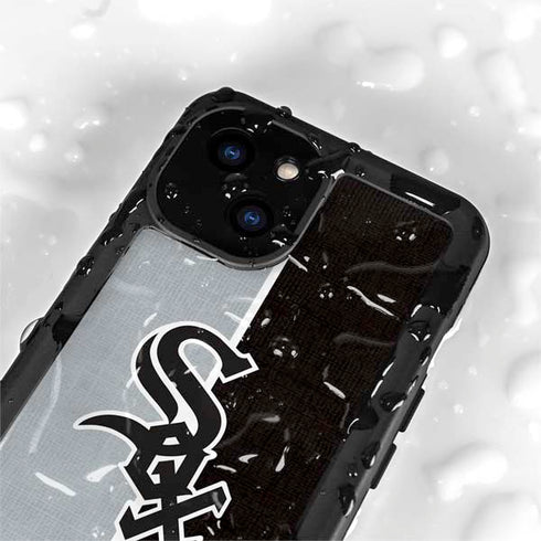 MLB Chicago White Sox Split iPhone 15 Waterproof Case