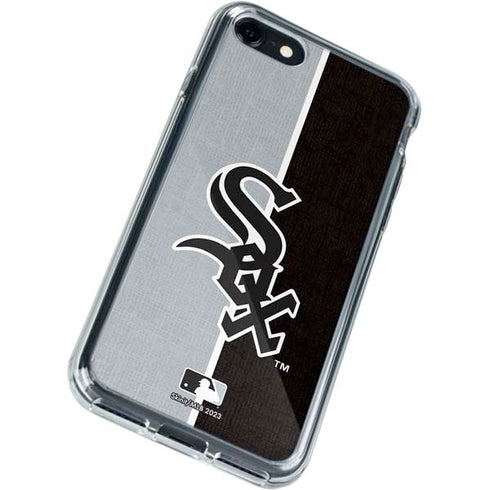 MLB Chicago White Sox Split iPhone SE (2nd & 3rd Gen) Clear Case