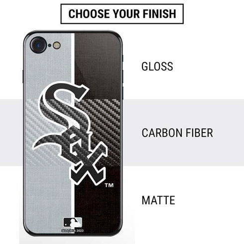 MLB Chicago White Sox Split iPhone SE (2nd & 3rd Gen) Skin