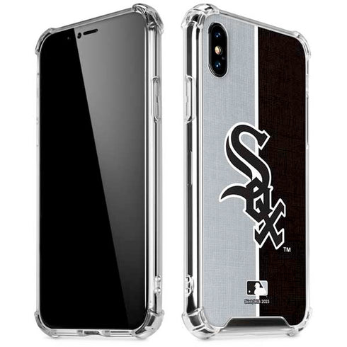 MLB Chicago White Sox Split iPhone XS Max Clear Case
