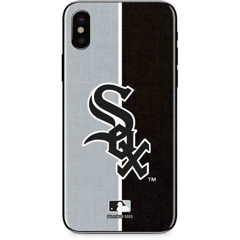 MLB Chicago White Sox Split iPhone XS Skin