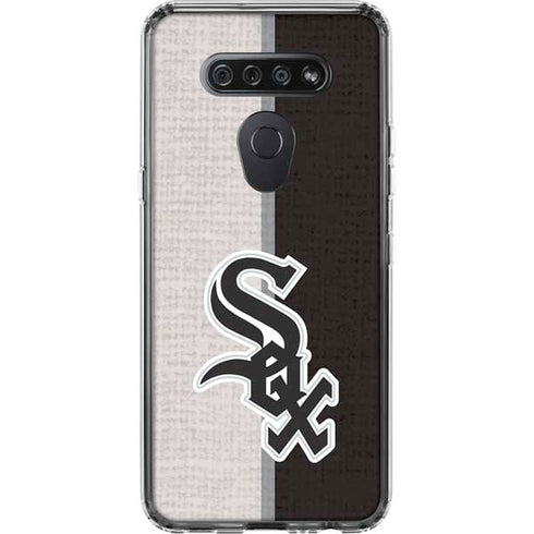 MLB Chicago White Sox Split LG K51/Q51 Clear Case