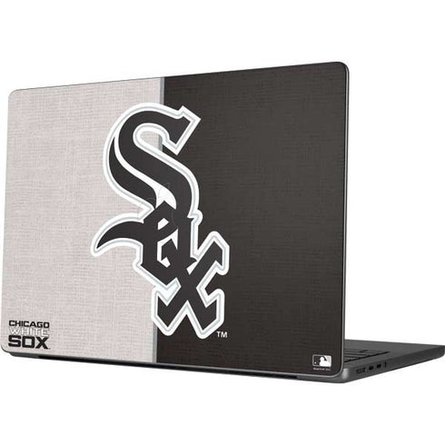 MLB Chicago White Sox Split MacBook Pro 14in (2021-24) Skin