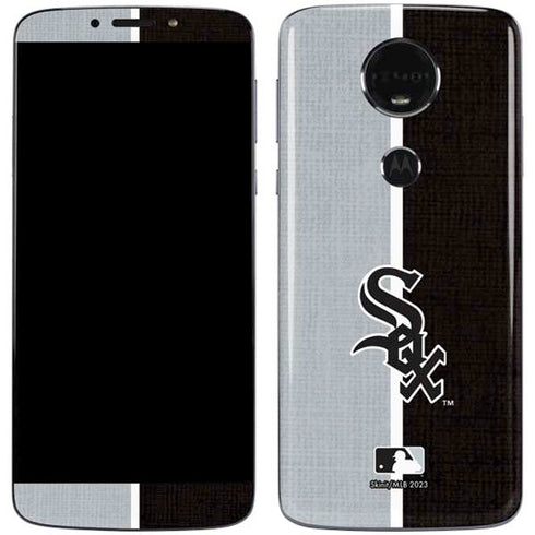 MLB Chicago White Sox Split Moto E5 Plus Skin