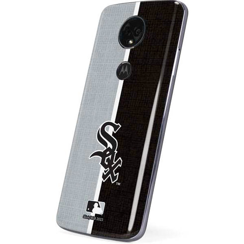 MLB Chicago White Sox Split Moto E5 Plus Skin