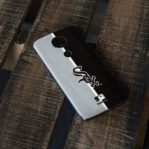 MLB Chicago White Sox Split Moto E5 Plus Skin