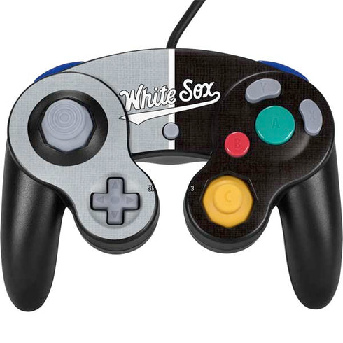 MLB Chicago White Sox Split Nintendo GameCube Controller Skin
