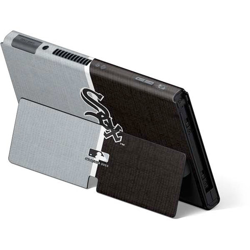 MLB Chicago White Sox Split Nintendo Switch OLED (2021) Skin