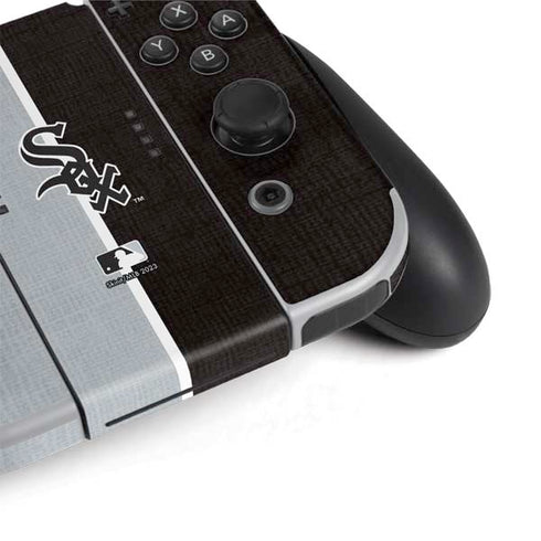 MLB Chicago White Sox Split Nintendo Switch OLED (2021) Skin