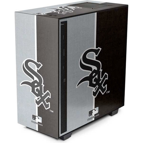 MLB Chicago White Sox Split NZXT H510 Compact ATX Mid-Tower Case Skin
