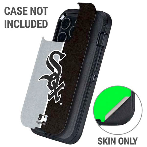 MLB Chicago White Sox Split Otterbox Defender iPhone Skin