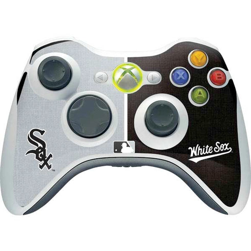 MLB Chicago White Sox Split Xbox 360 Wireless Controller Skin