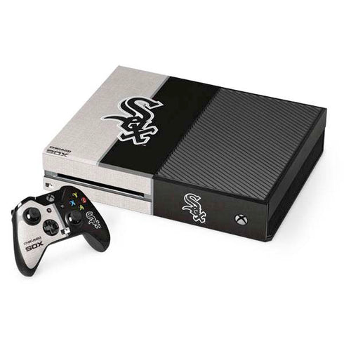 MLB Chicago White Sox Split Xbox One Console and Controller Bundle Skin