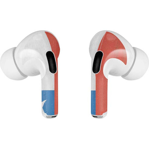 Chile Flag Distressed AirPods Pro 2nd Gen Skin