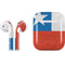 Chile Flag Distressed Apple AirPods Skin