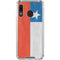 Chile Flag Distressed Galaxy A30 Clear Case