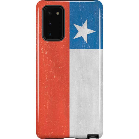 Chile Flag Distressed Galaxy Note20 5G Pro Case