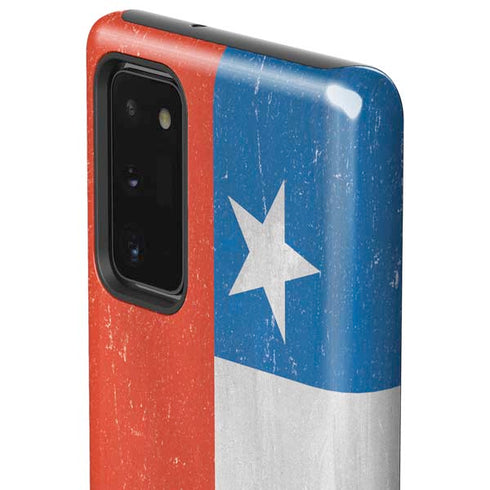 Chile Flag Distressed Galaxy Note20 5G Pro Case