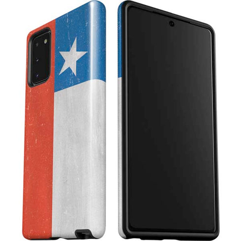 Chile Flag Distressed Galaxy Note20 5G Pro Case