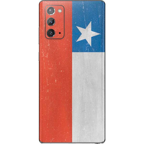 Chile Flag Distressed Galaxy Note20 5G Skin