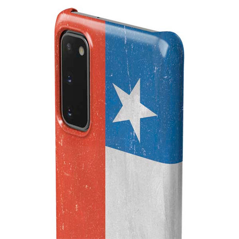 Chile Flag Distressed Galaxy S20 Lite Case