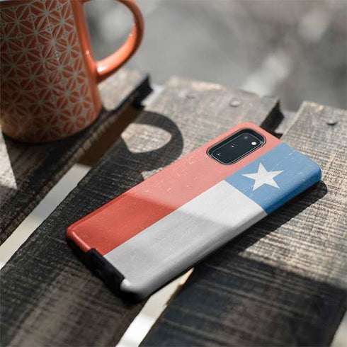 Chile Flag Distressed Galaxy S20 Pro Case