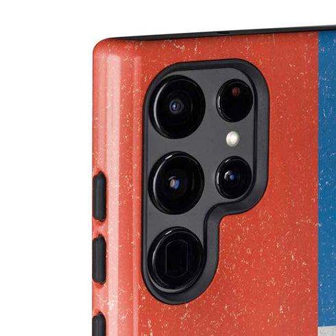 Chile Flag Distressed Galaxy S22 Ultra Pro Case