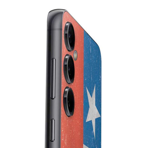 Chile Flag Distressed Galaxy S23 FE Skin