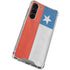Chile Flag Distressed Galaxy S23 Plus Clear Case