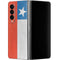 Chile Flag Distressed Galaxy Z Fold4 5G Skin