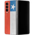 Chile Flag Distressed Galaxy Z Fold4 5G Skin