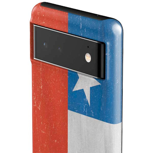Chile Flag Distressed Google Pixel 6 Case