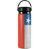 Chile Flag Distressed Hydro Flask 20oz Wide Mouth Skin