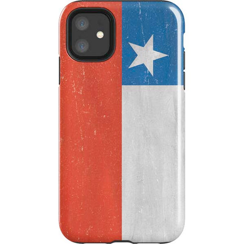 Chile Flag Distressed iPhone 11 Impact Case