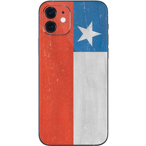 Chile Flag Distressed iPhone 12 Mini Skin