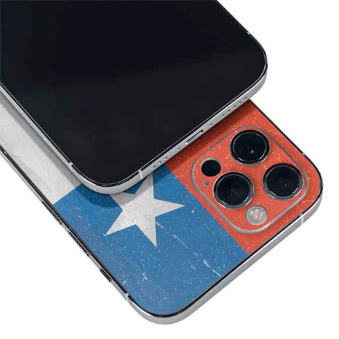 Chile Flag Distressed iPhone 12 Pro Max Skin